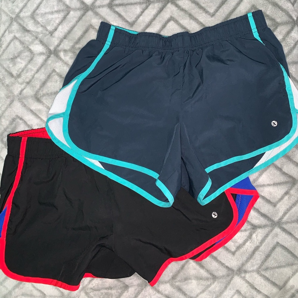 2 pair of running shorts size SMALL